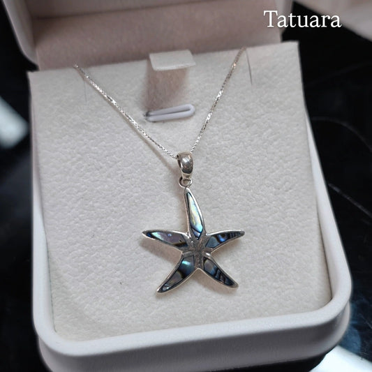 Collar estrella de mar abalon