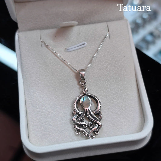 Collar pulpo abalon