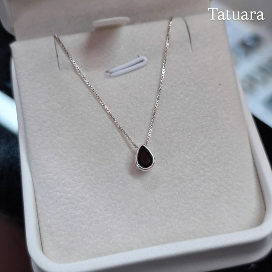 Collar punto luz gota onix 5mm