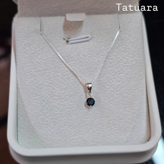 Collar punto luz 4mm azul