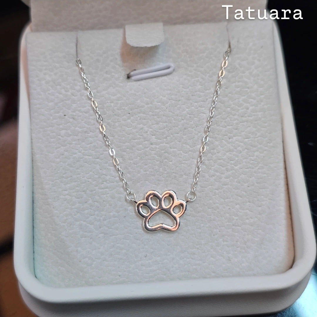 Collar pata de perro calada