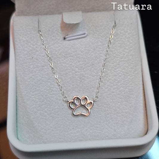 Collar pata de perro calada