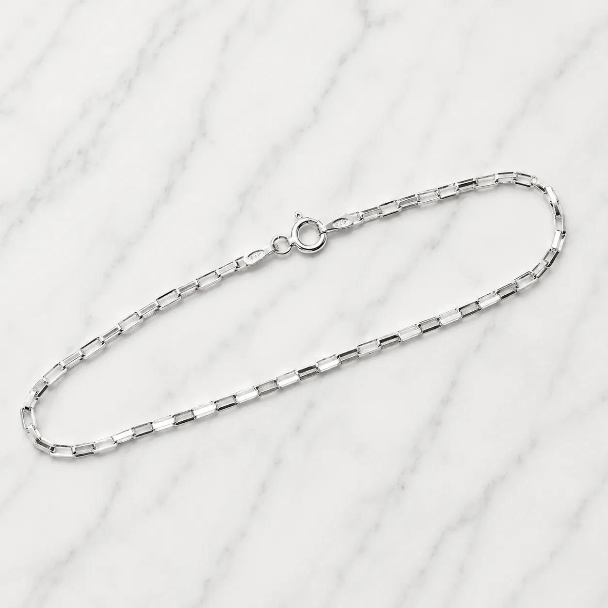 Pulsera limada cuadrada 1,5mm