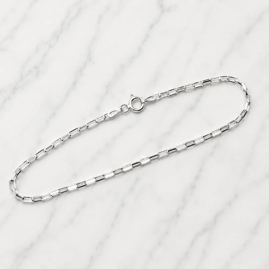Pulsera limada cuadrada 1,5mm