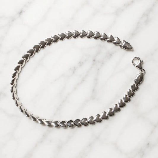 Pulsera corazones 4mm