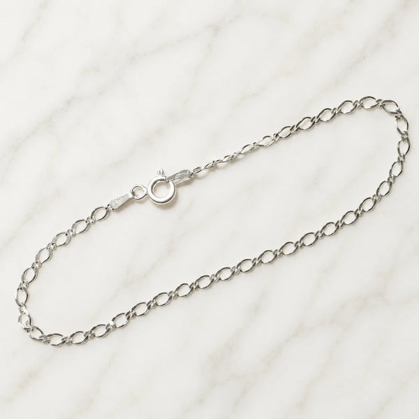 Pulsera eslabón ovalado 2mm