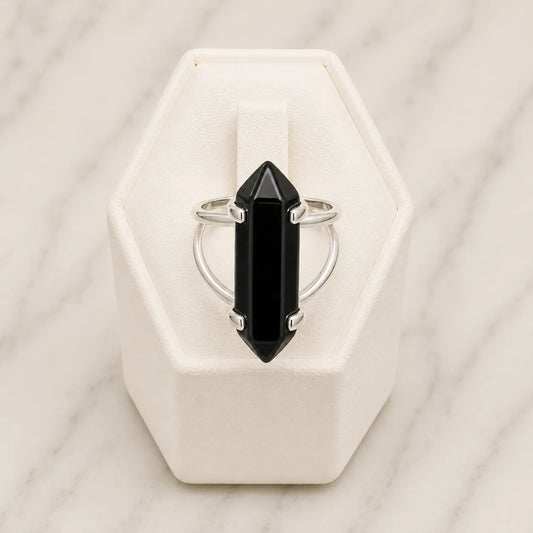 Anillo piedra natural cuarzo