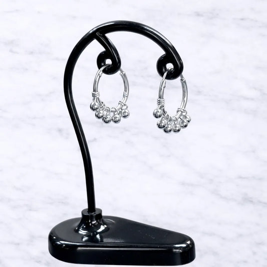 Argollas con esferas 12mm
