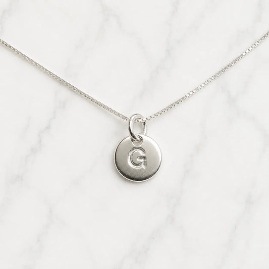 Collar placa letra G de 8mm
