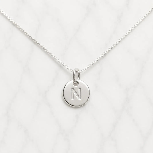 Collar placa letra N de 8mm
