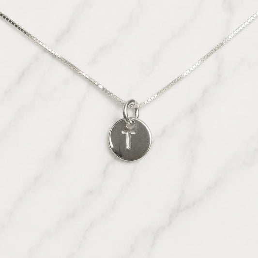 Collar placa letra T de 8mm
