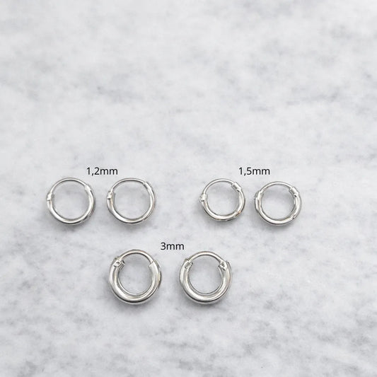 Aros argollas lisas 10mm