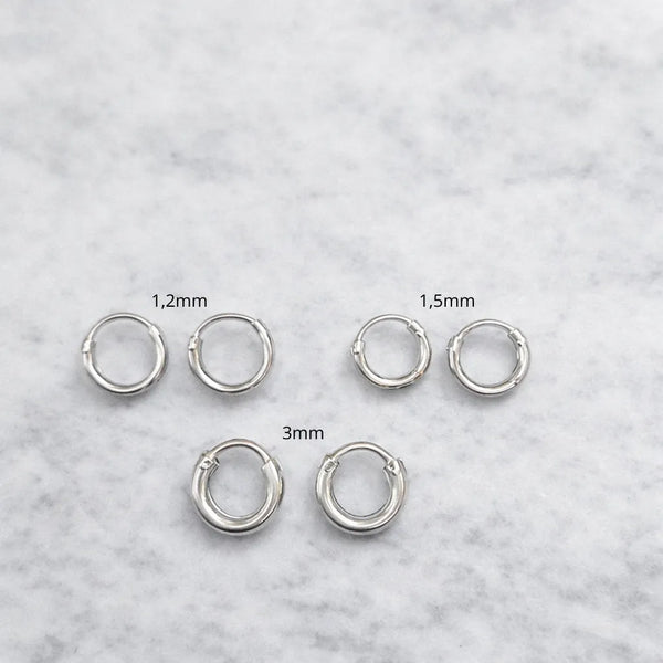 Aros argollas lisas 10mm