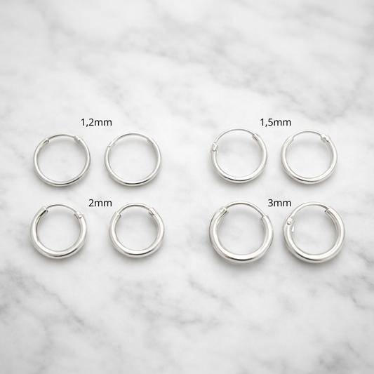 Aros argollas lisas 14mm