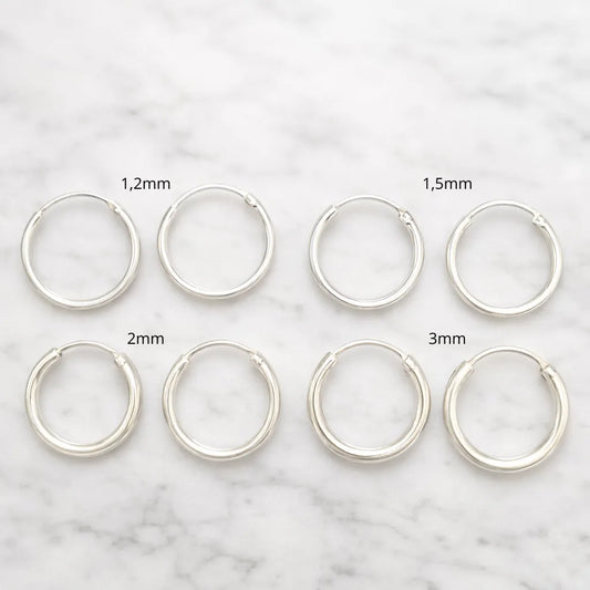 Aros argollas lisas 18mm