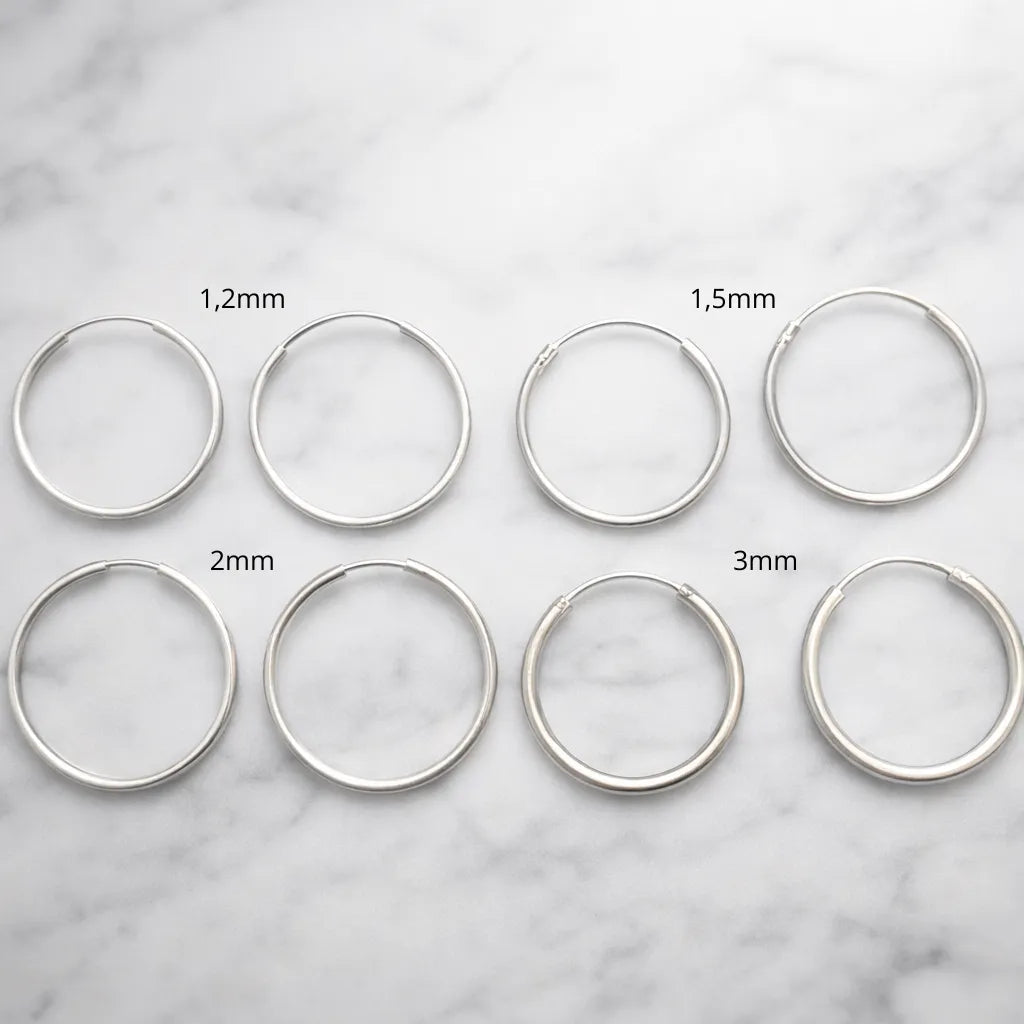 Aros argollas lisas 30mm
