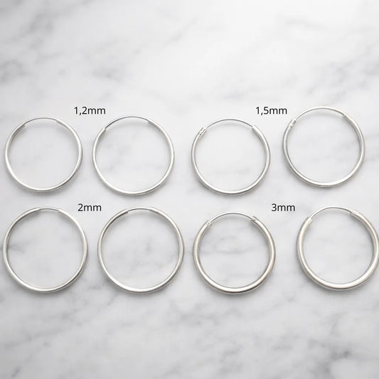 Aros argollas lisas 30mm