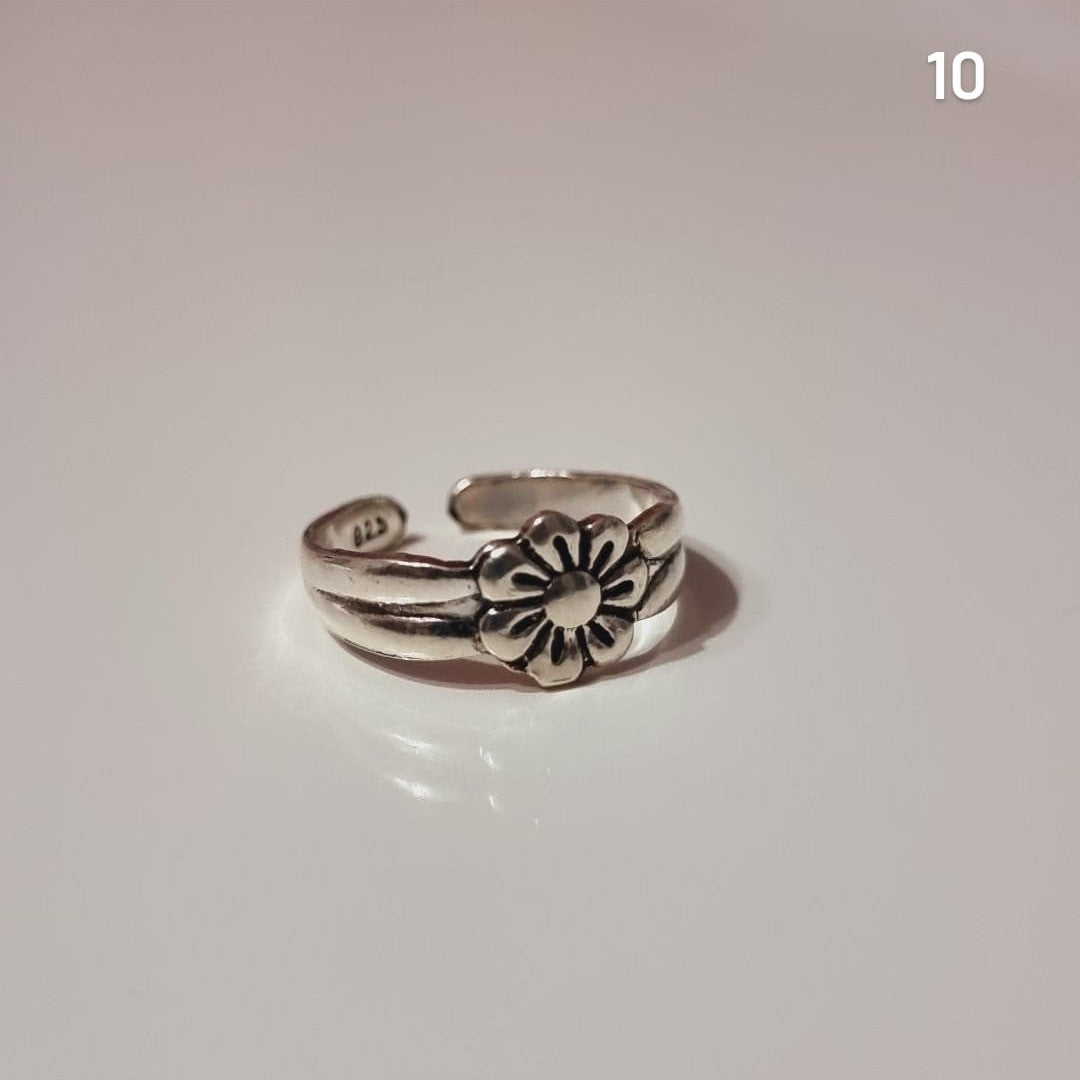 Anillo midi flor