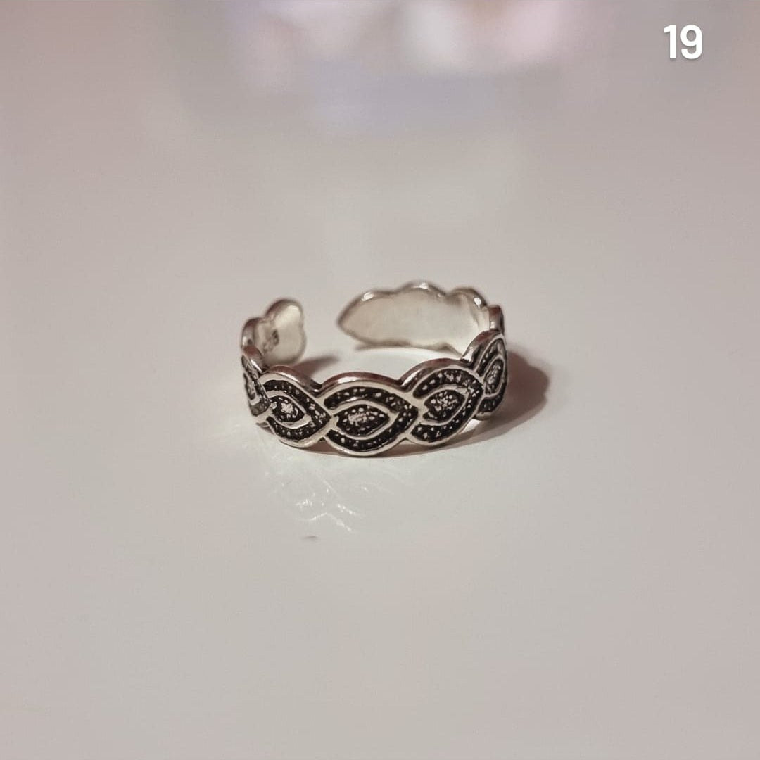 Anillo midi hoja