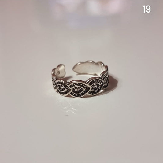 Anillo midi hoja