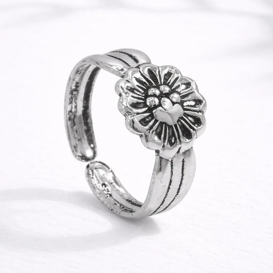 Anillo midi flor