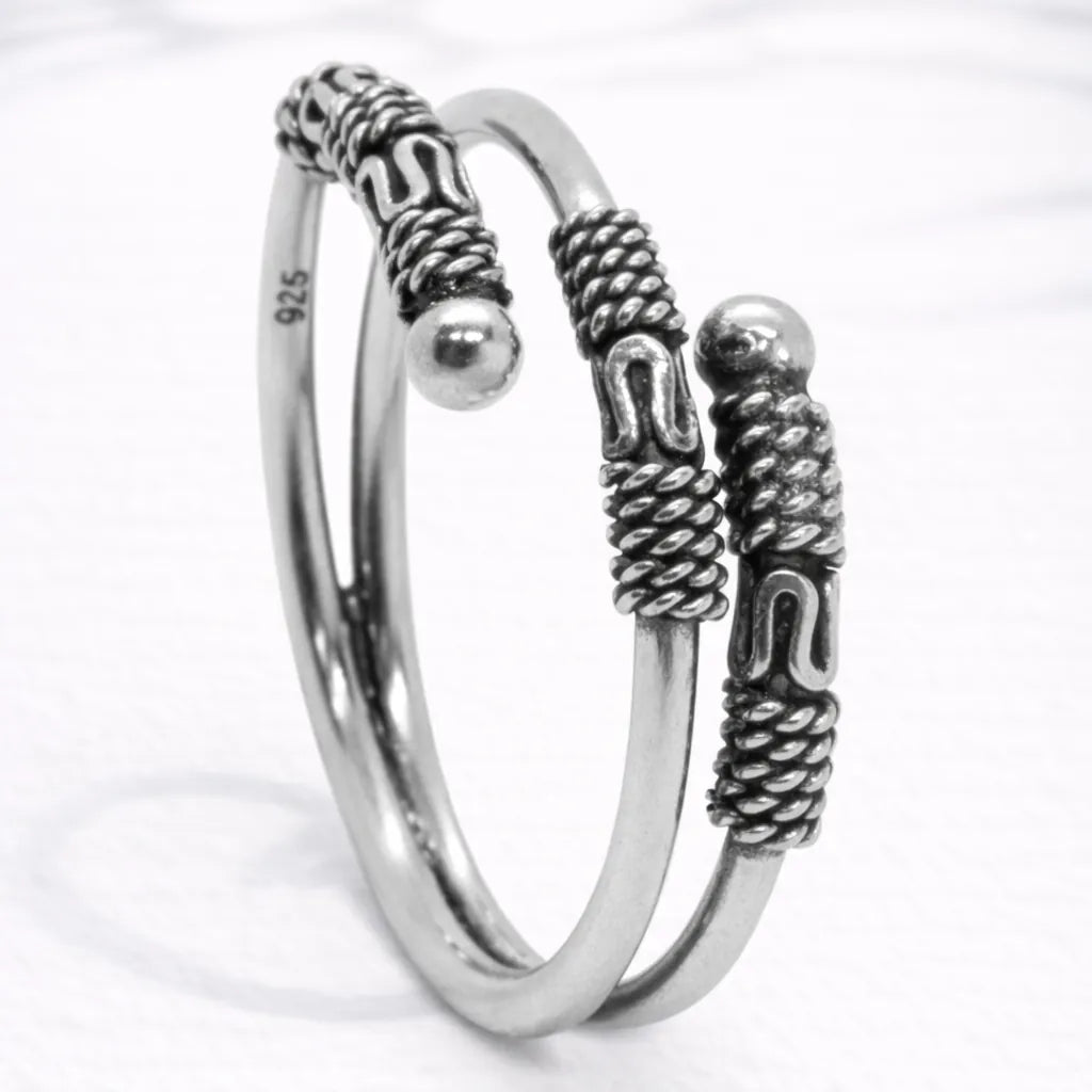Anillo triple bali - 12