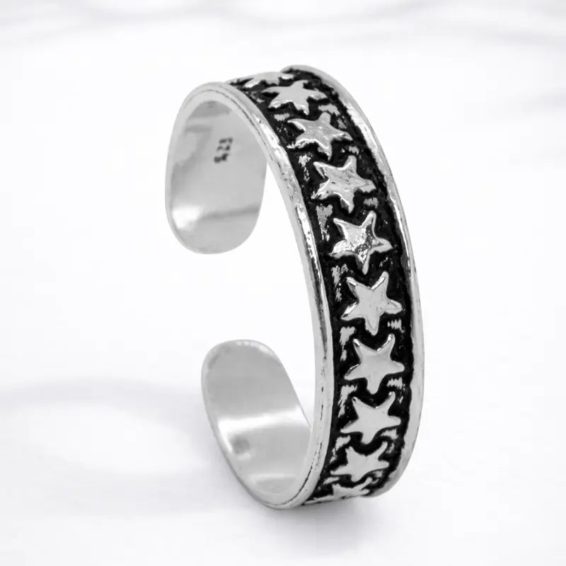 Anillo midi camino estrellas