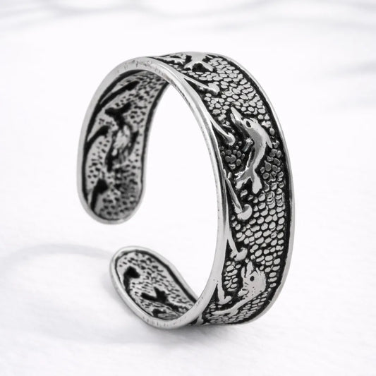 Anillo midi delfines