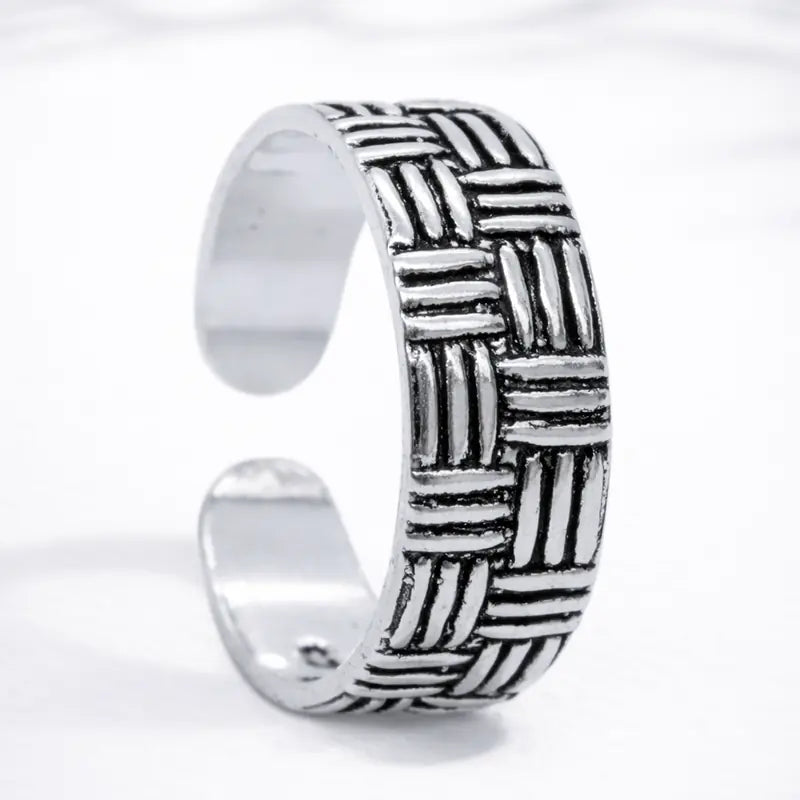Anillo midi nudos