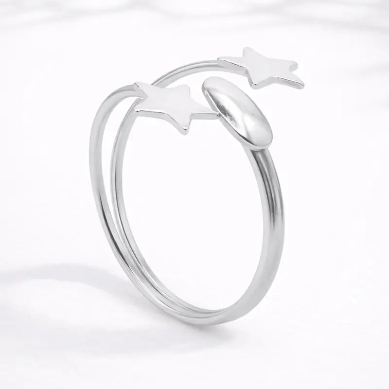 Anillo midi estrellas