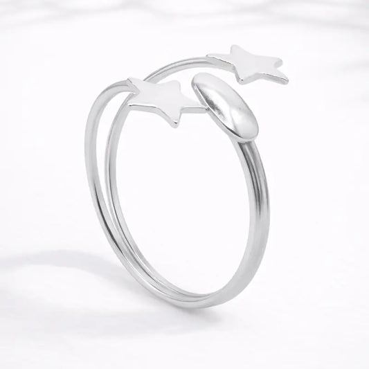 Anillo midi estrellas