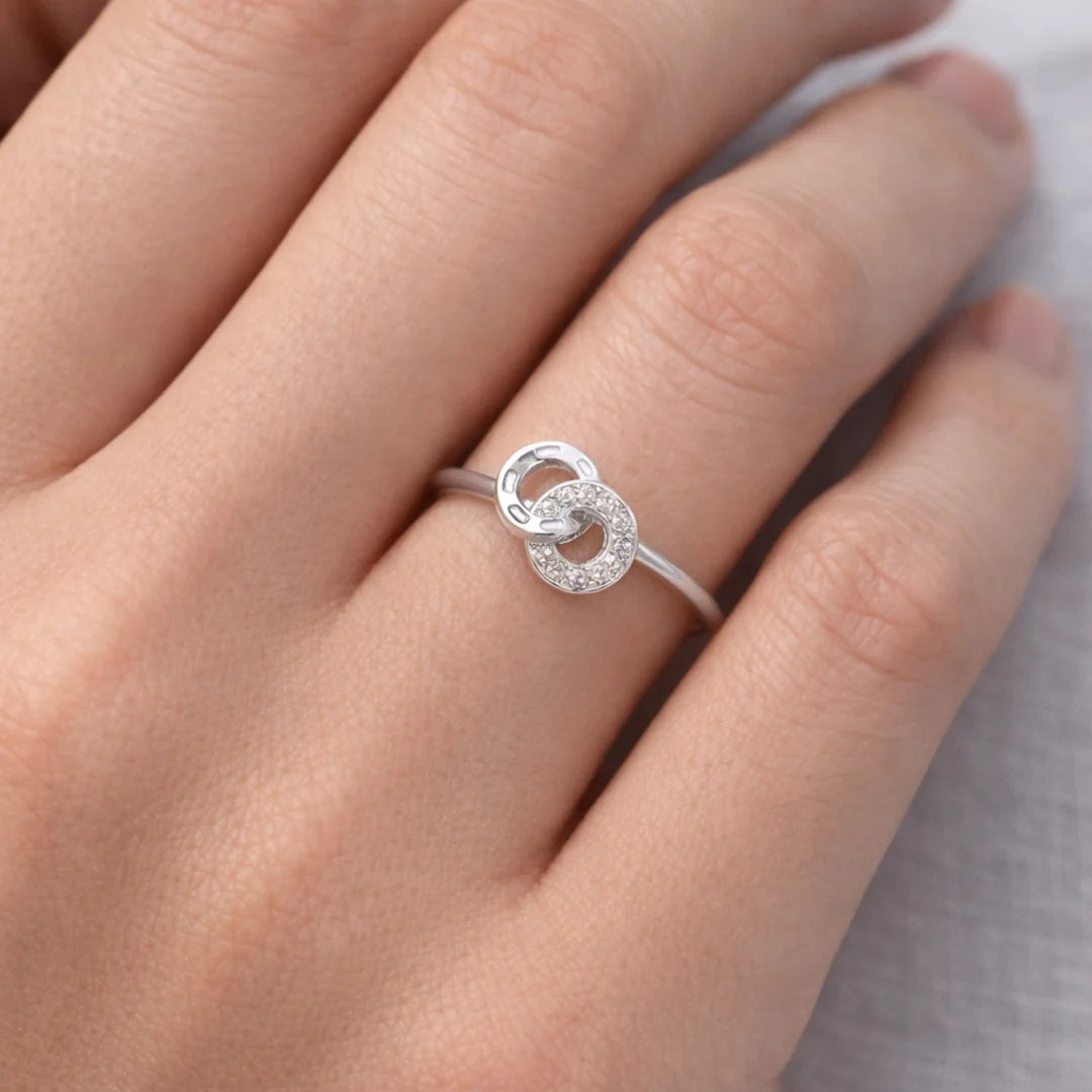 Anillo doble circulo