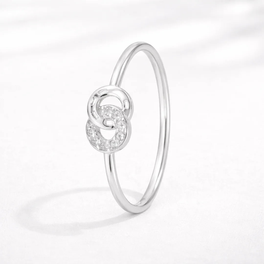 Anillo doble circulo