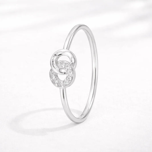 Anillo doble circulo