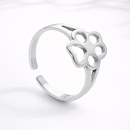 Anillo midi patita de perro