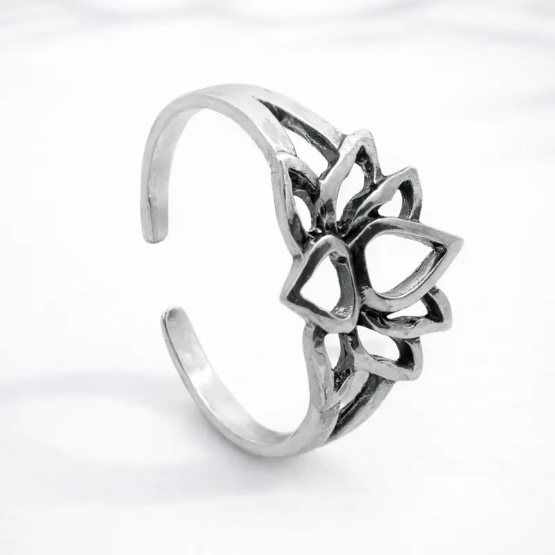 Anillo midi flor de loto