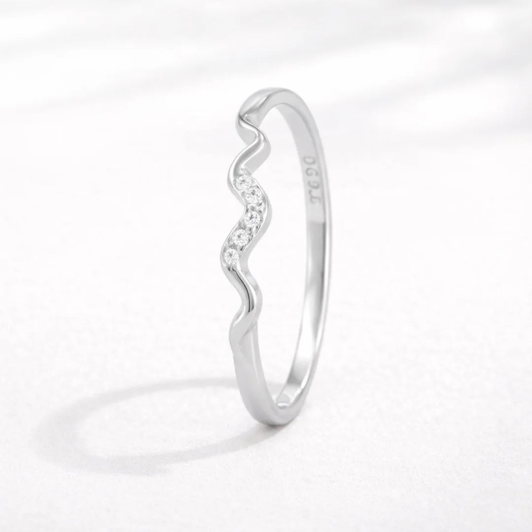 Anillo ondulado circones - 19