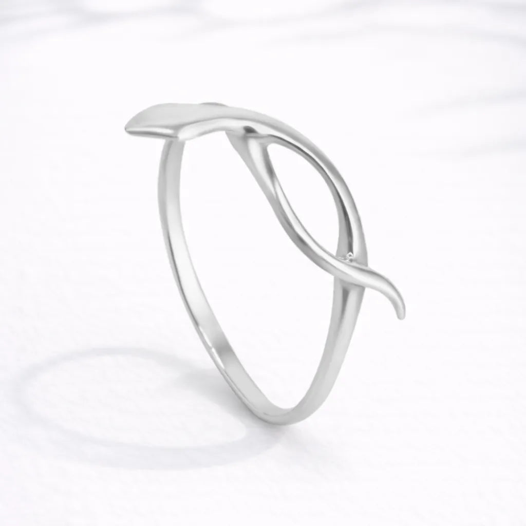 Anillo serpiente liso - 12