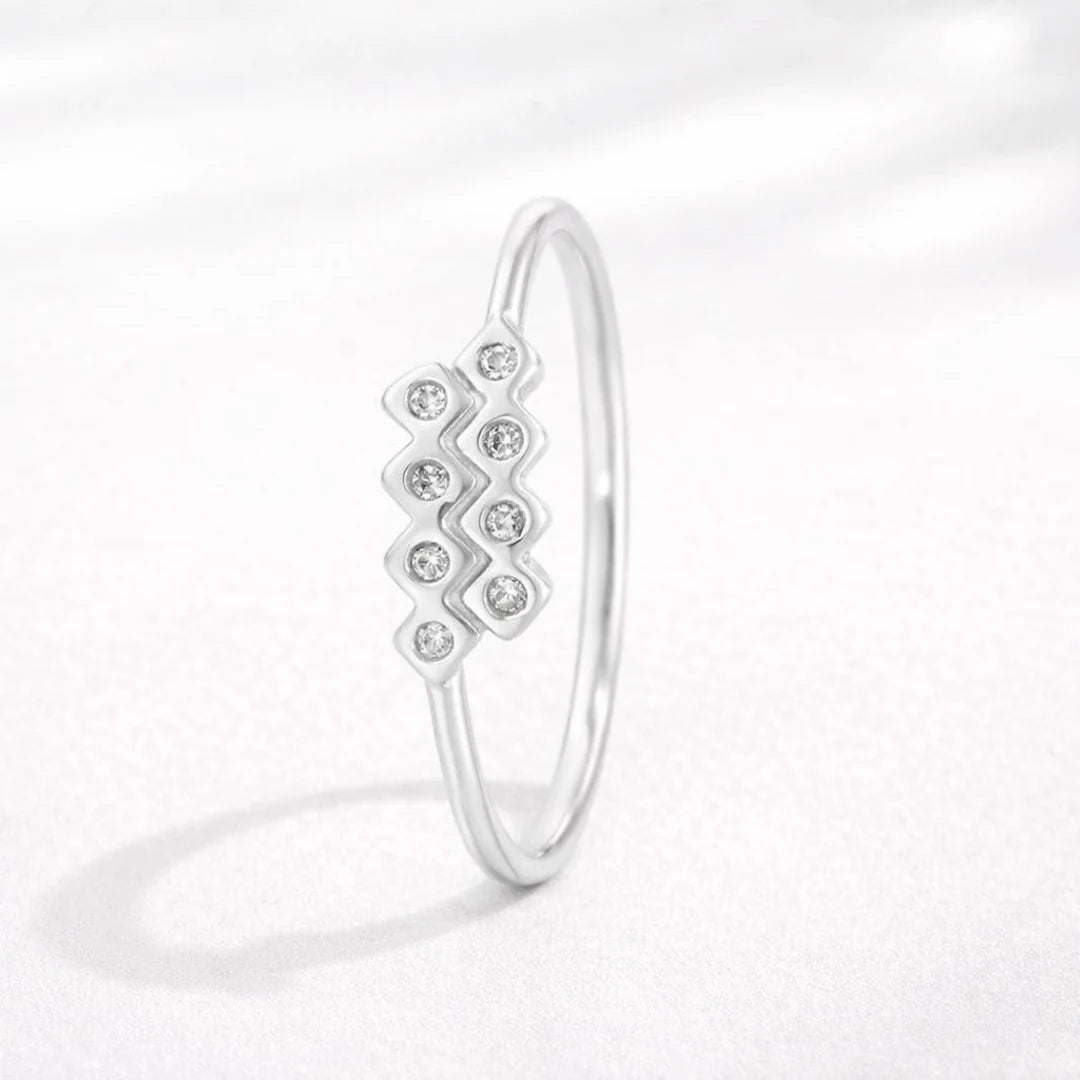 Anillo zig zag circones - 14