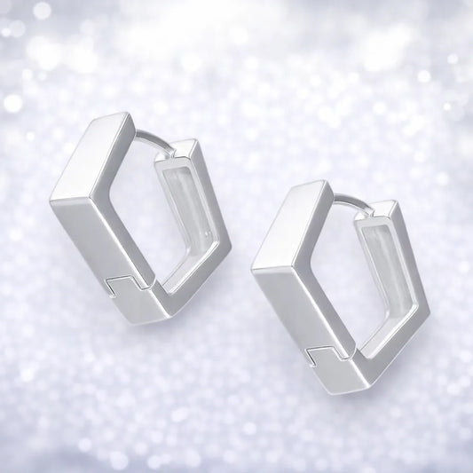 Aros argollas huggies rombo 18mm